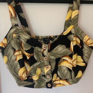 Floral crop top